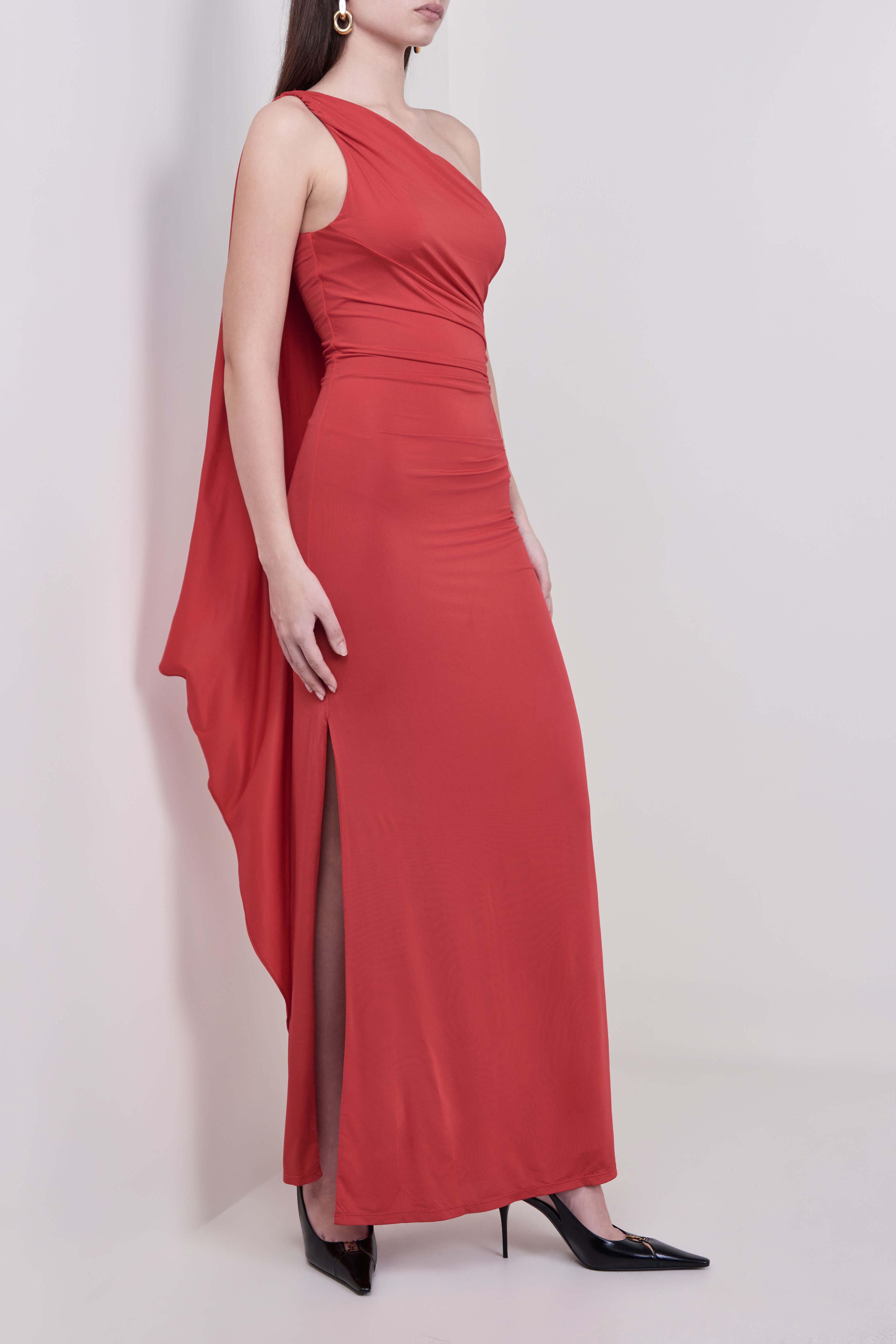 שמלת מקסי אוף שולדר